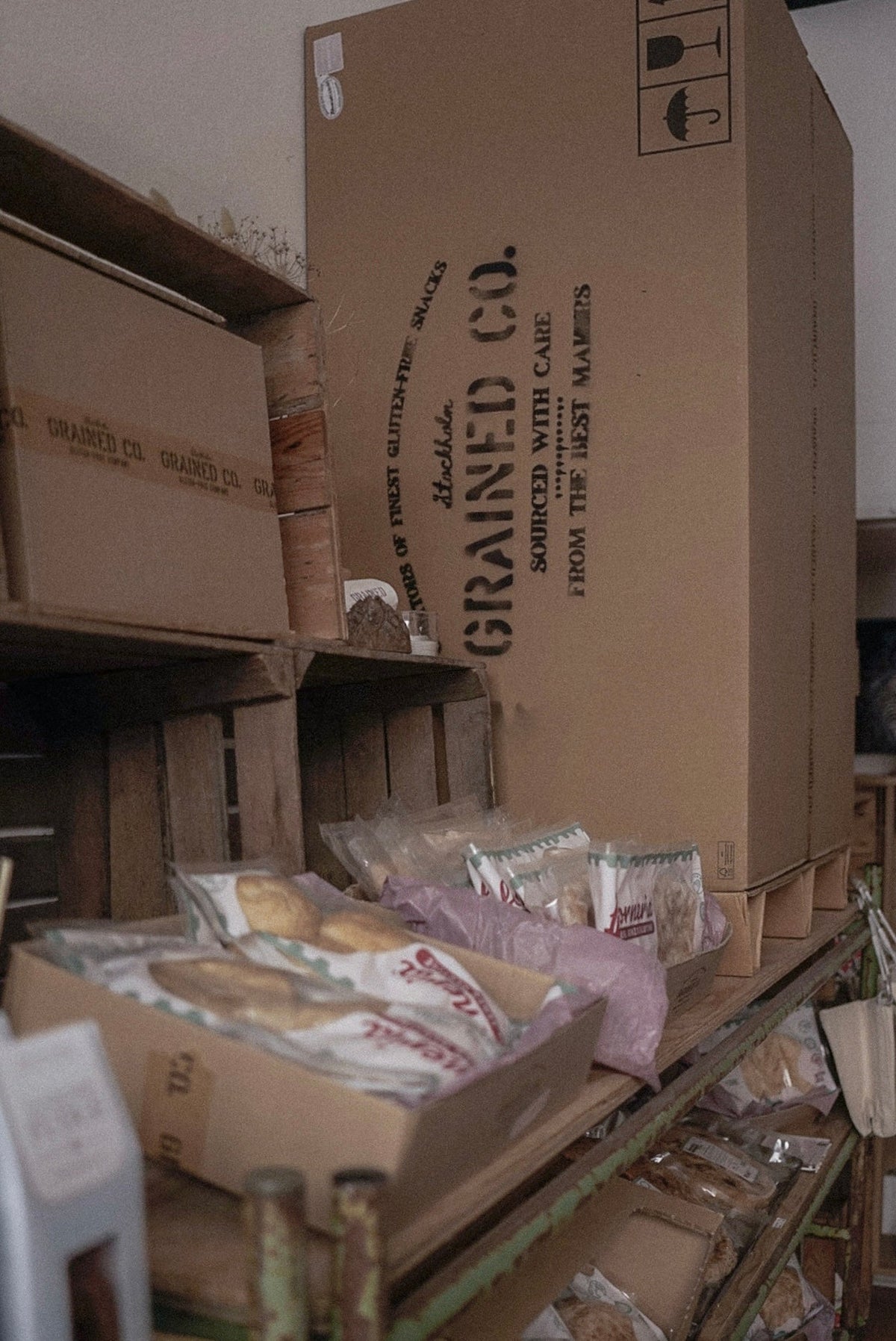 One year, and a lot of cardboard