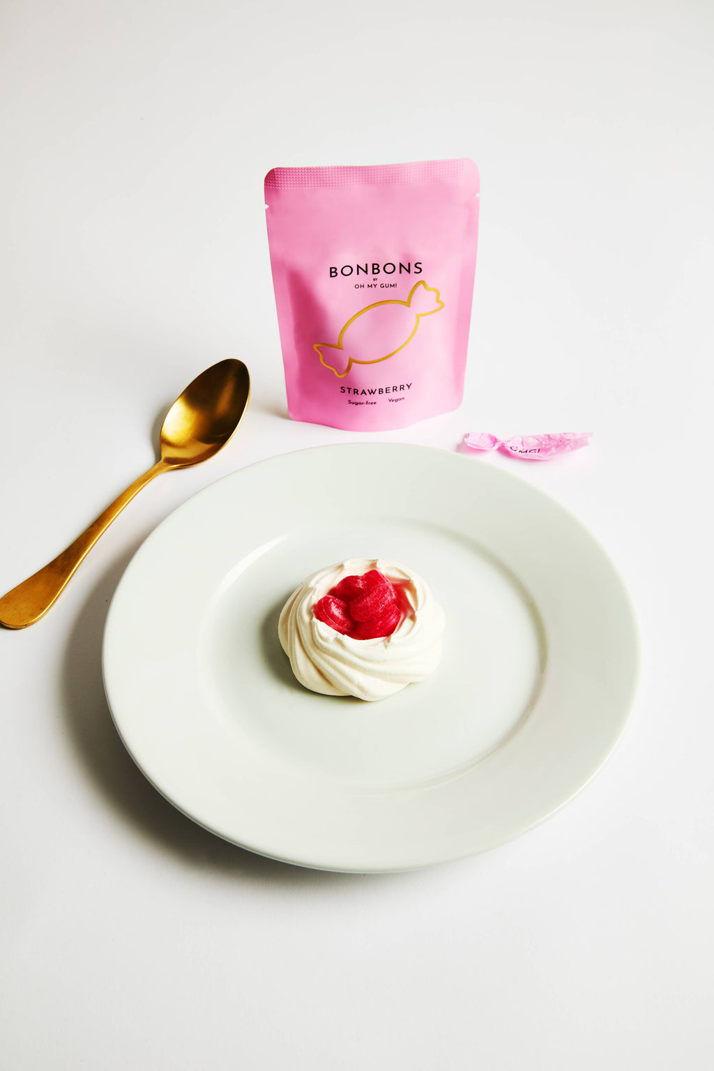 Jordgubbsbonboner - Sockerfria hårda karameller | Veganska