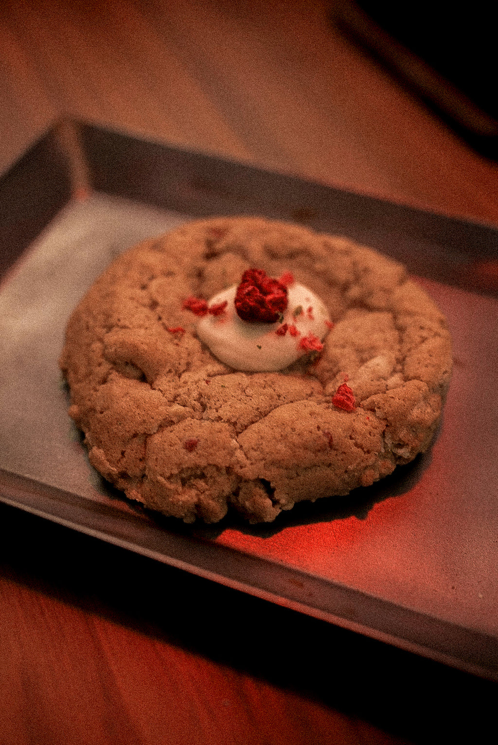Gluten-free Kristi’s Cookies by GRAINED displayed on a plate with assorted cookies and a glass of milk.