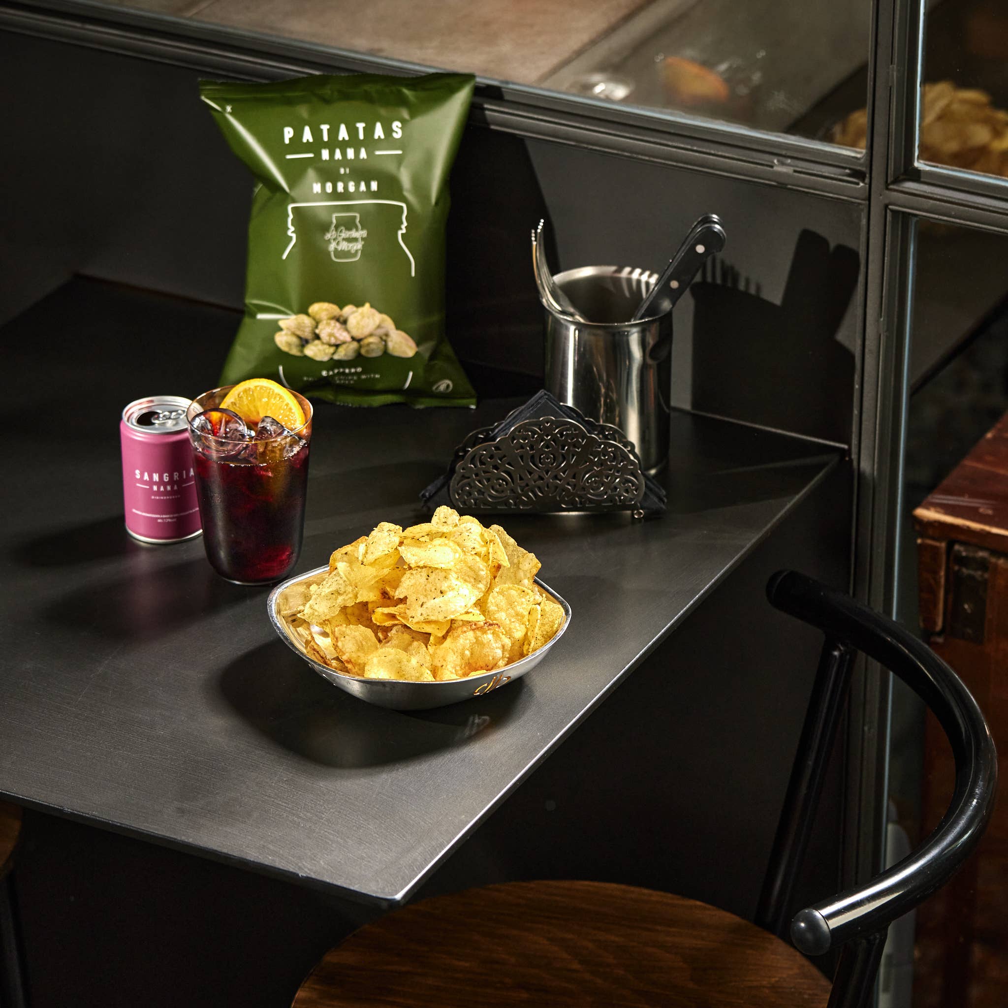 Nana Di Morgan Cappero Potatoes 40g, seasoned small potatoes with capers, presented in a clear bowl.