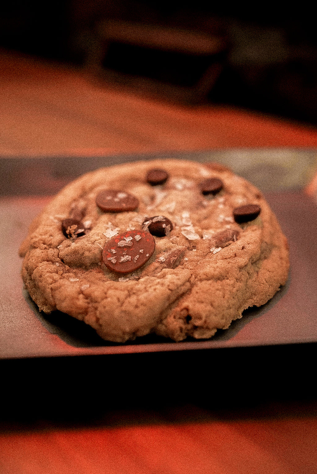 Gluten-free Kristi’s Cookies by GRAINED displayed on a plate, showcasing their golden-brown, freshly baked appearance.