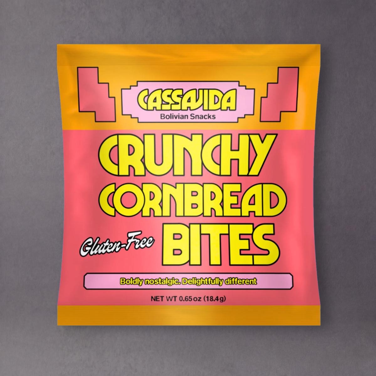 Cassavida Crunchy Cornbread Bites - Gluten-Free, 18.4g