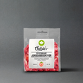 Organic freeze-dried strawberry slices by GRAINED CO. in a 30g package, shown in a clear image with vibrant red strawberries.