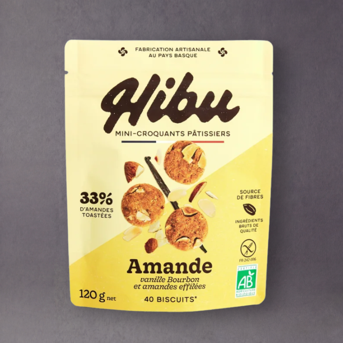 HIBU Organic Vegan Gluten-Free Mini Biscuits Cookies - 6 Flavours