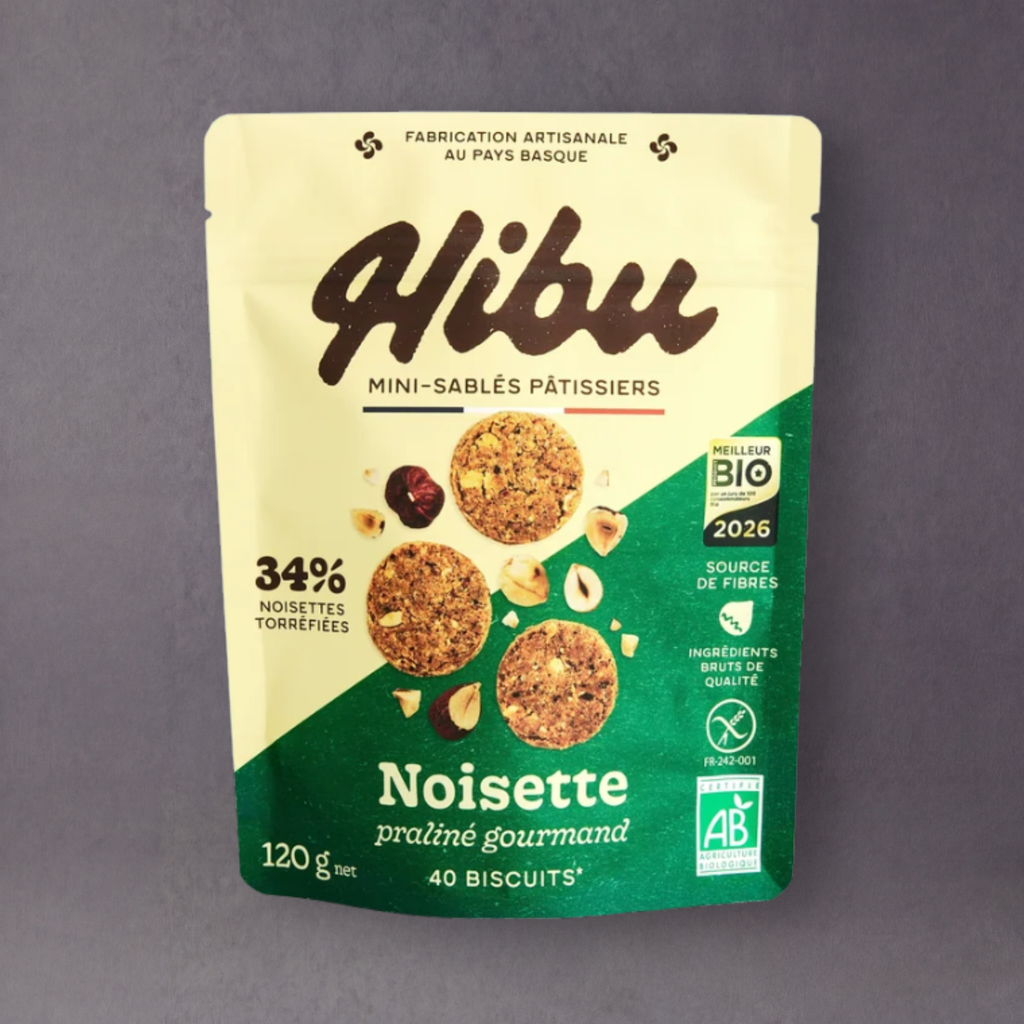 HIBU Organic Vegan Gluten-Free Mini Biscuits Cookies - 6 Flavours