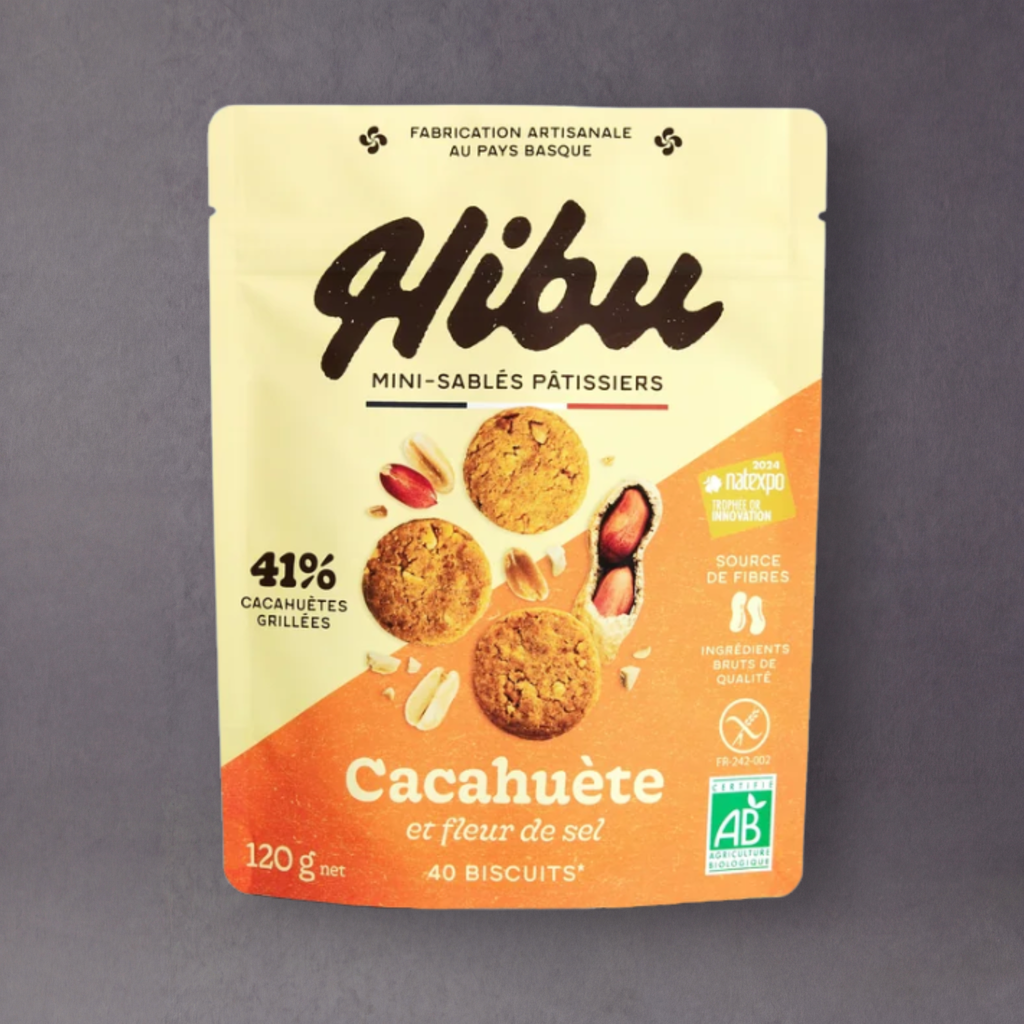 HIBU Organic Vegan Gluten-Free Mini Biscuits Cookies - 6 Flavours