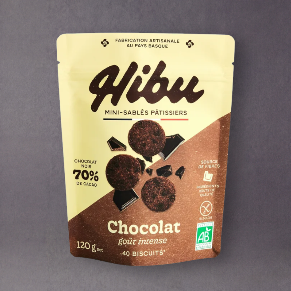HIBU Organic Vegan Gluten-Free Mini Biscuits Cookies - 6 Flavours