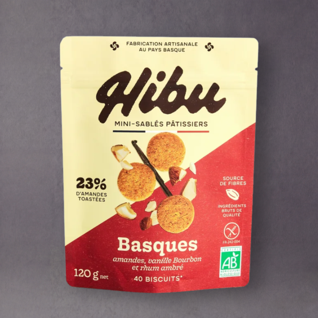HIBU Organic Vegan Gluten-Free Mini Biscuits Cookies - 6 Flavours