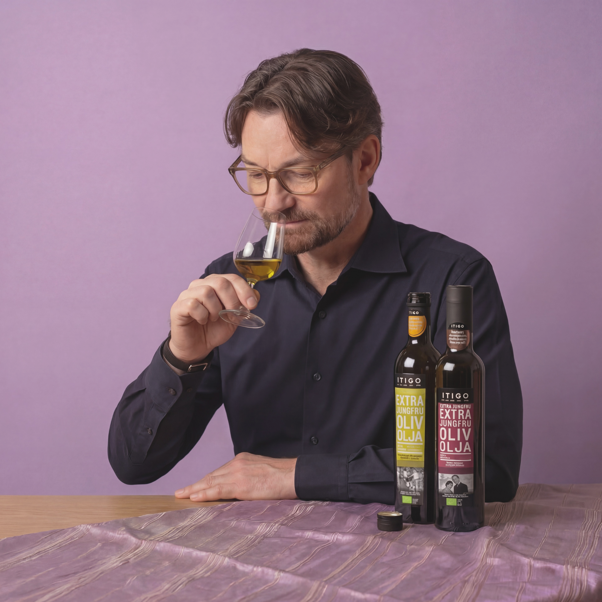 Provsmakning av grained olivolja — Guidad EVOO-upplevelse