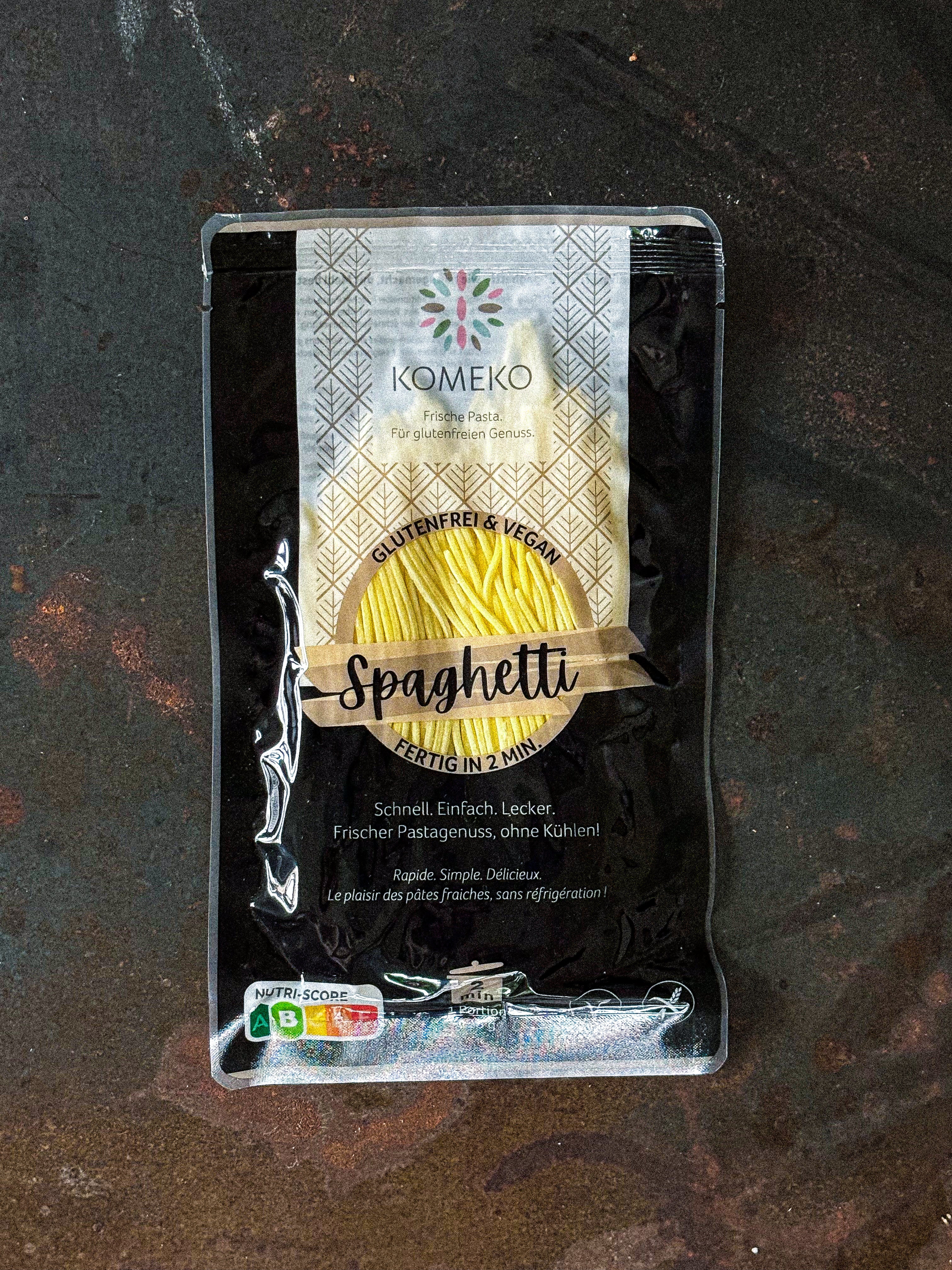 KOMEKO Glutenfri Färskpasta – Spaghetti, Fettuccine eller Ramen