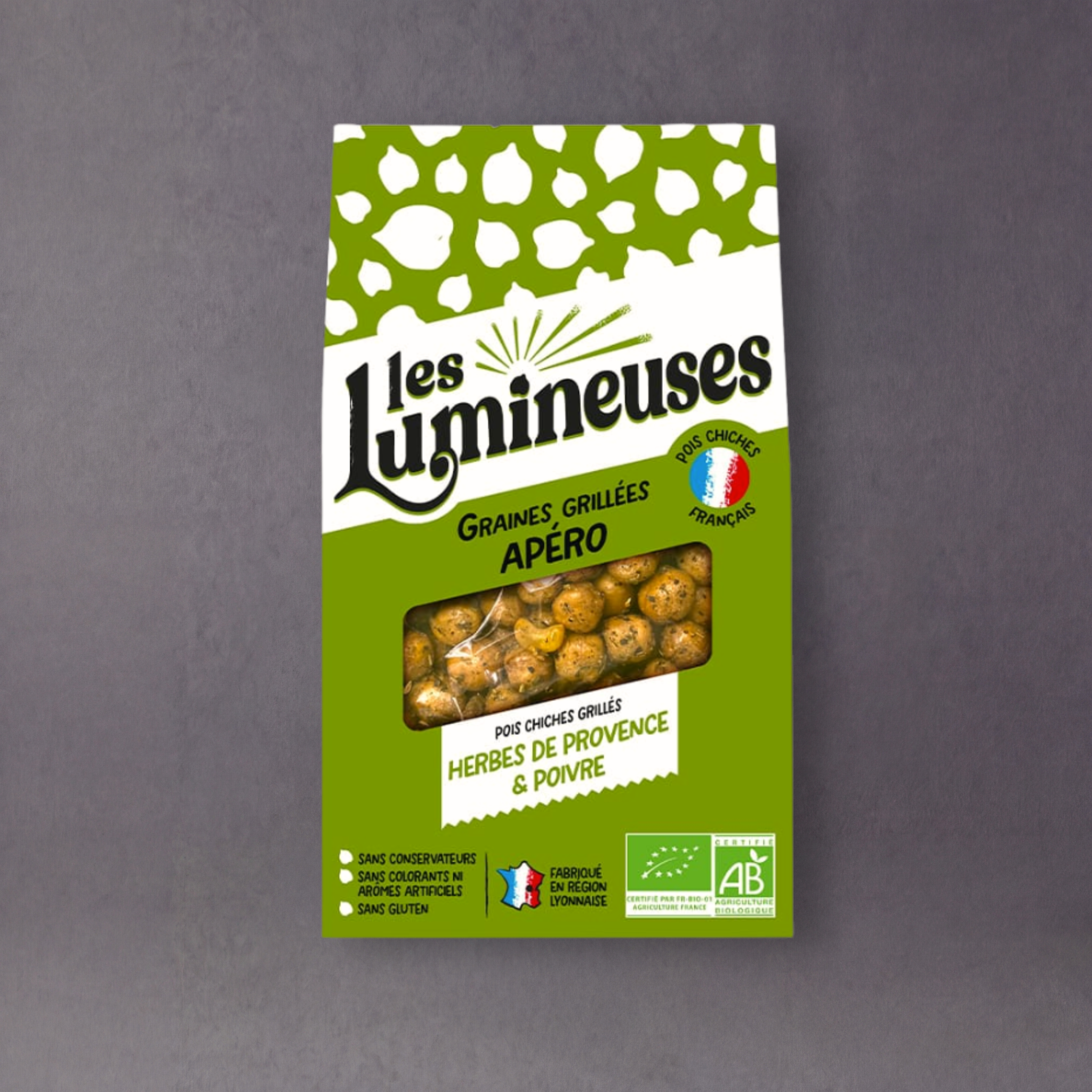 Les Lumineuses Organic Apero Mix – Rostade baljväxter och nötter | Olika smaker