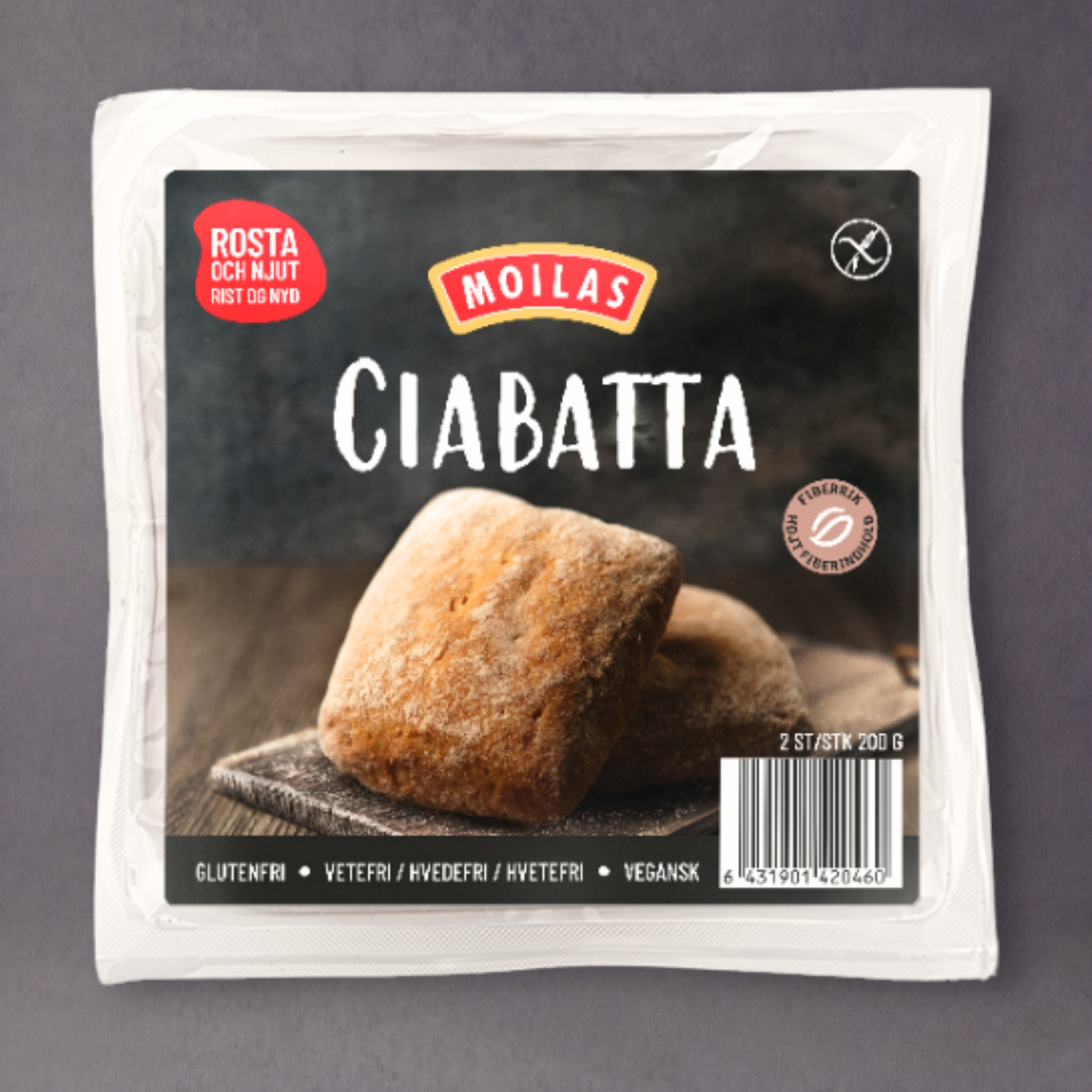 Moilas Gluten-Free Ciabatta
