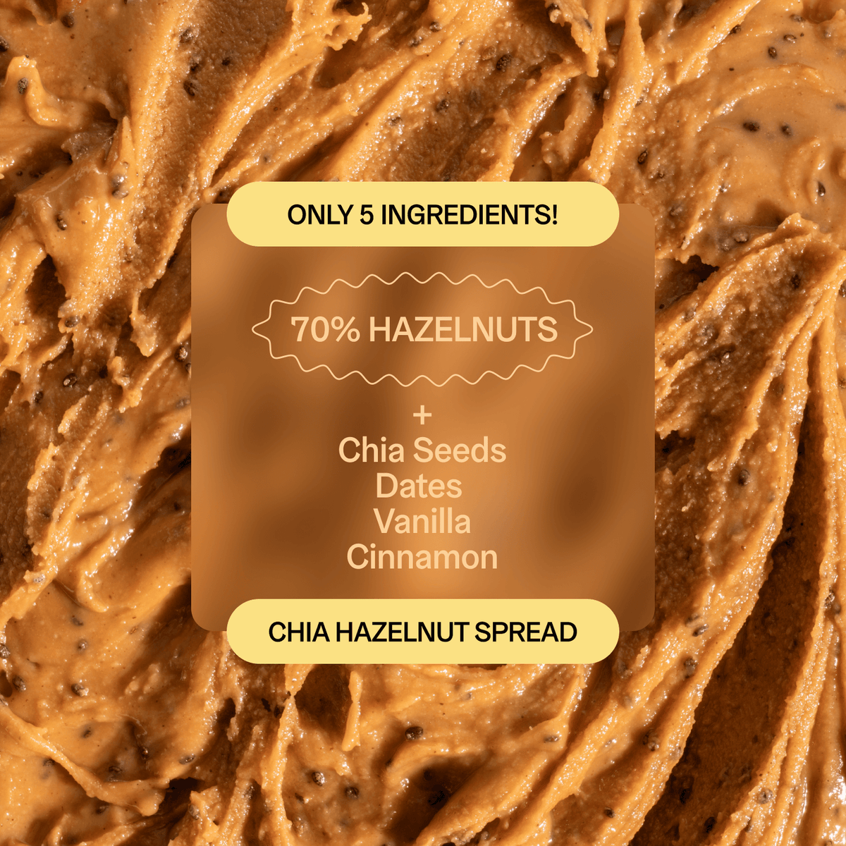 CRAVERS Chia- och hasselnötspålägg