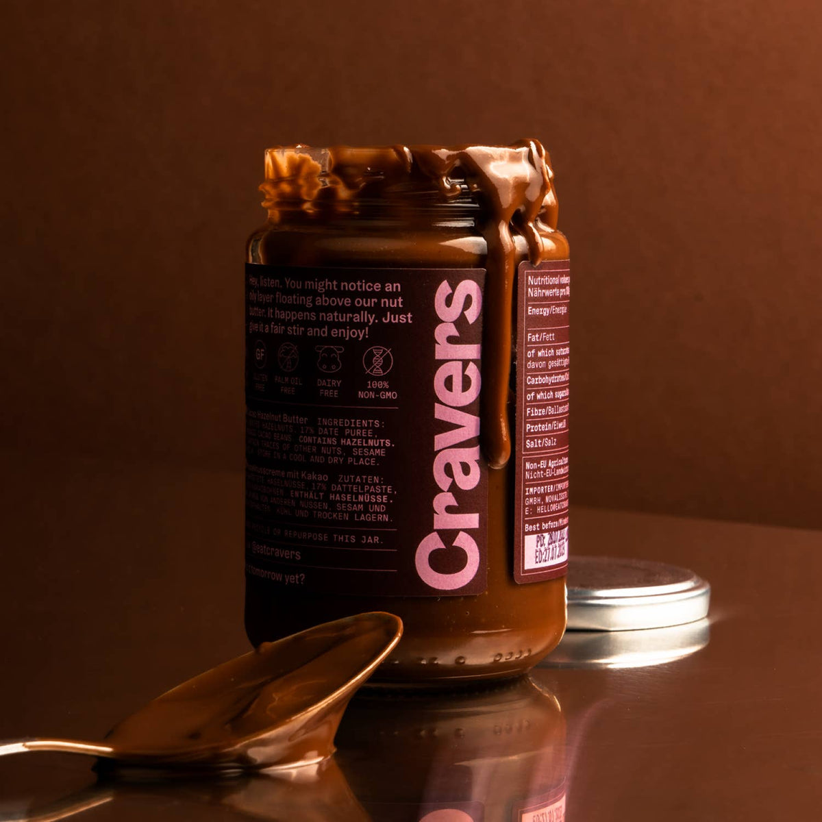CRAVERS Kakao- och hasselnötskräm