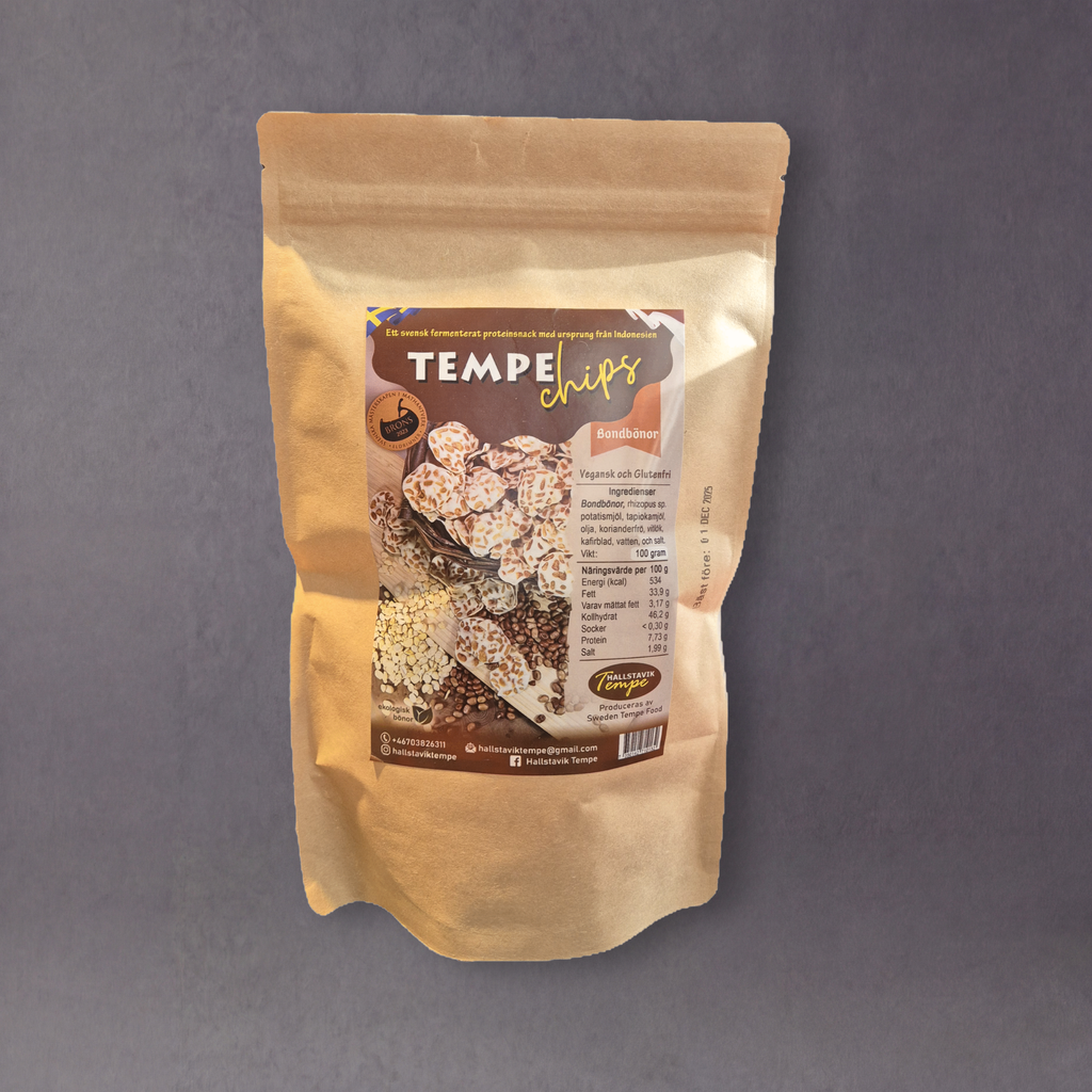 Hallstavik Tempe Chips – Crispy Swedish Tempeh Snacks