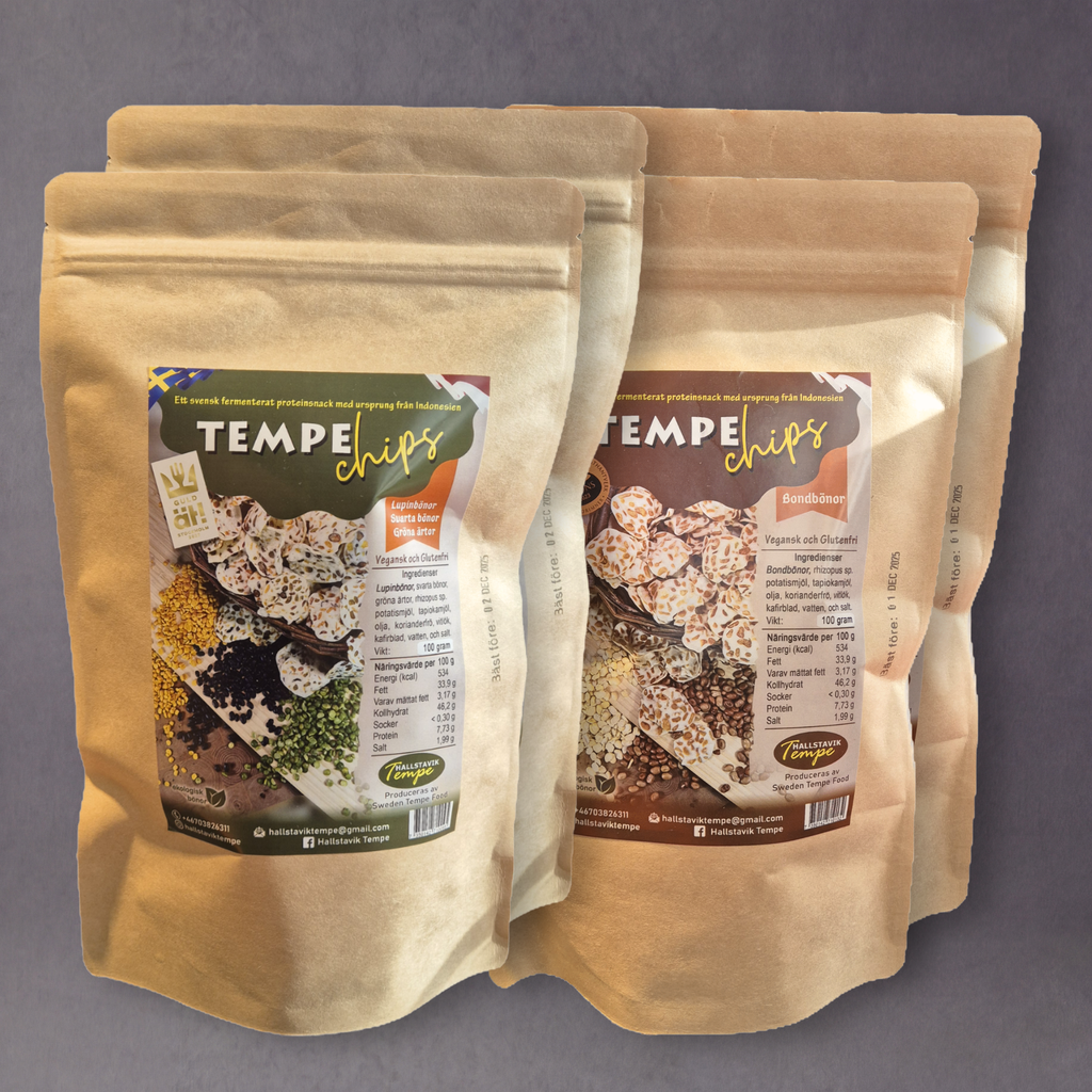Hallstavik Tempe Chips – Crispy Swedish Tempeh Snacks